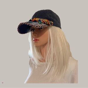 Colorful Denim Cap